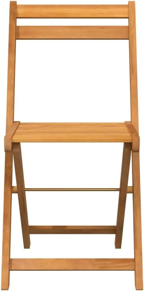 fire Pit Chairs,high Chair,Patio Furniture,Beach Chair,Folding Bistro Chairs 8 pcs Solid Wood AcaciaFor Gardens, patios, Balconies