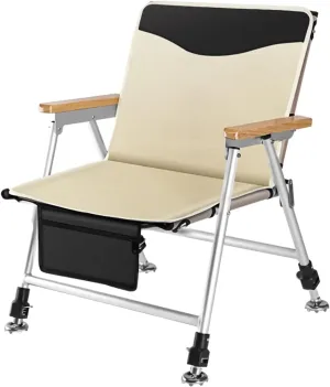 Fishing Chair Folding Recliner Chair Portable Lightweight Reclining Fishing Chair Removable Cushion Camping Chair Camping Chair(A)