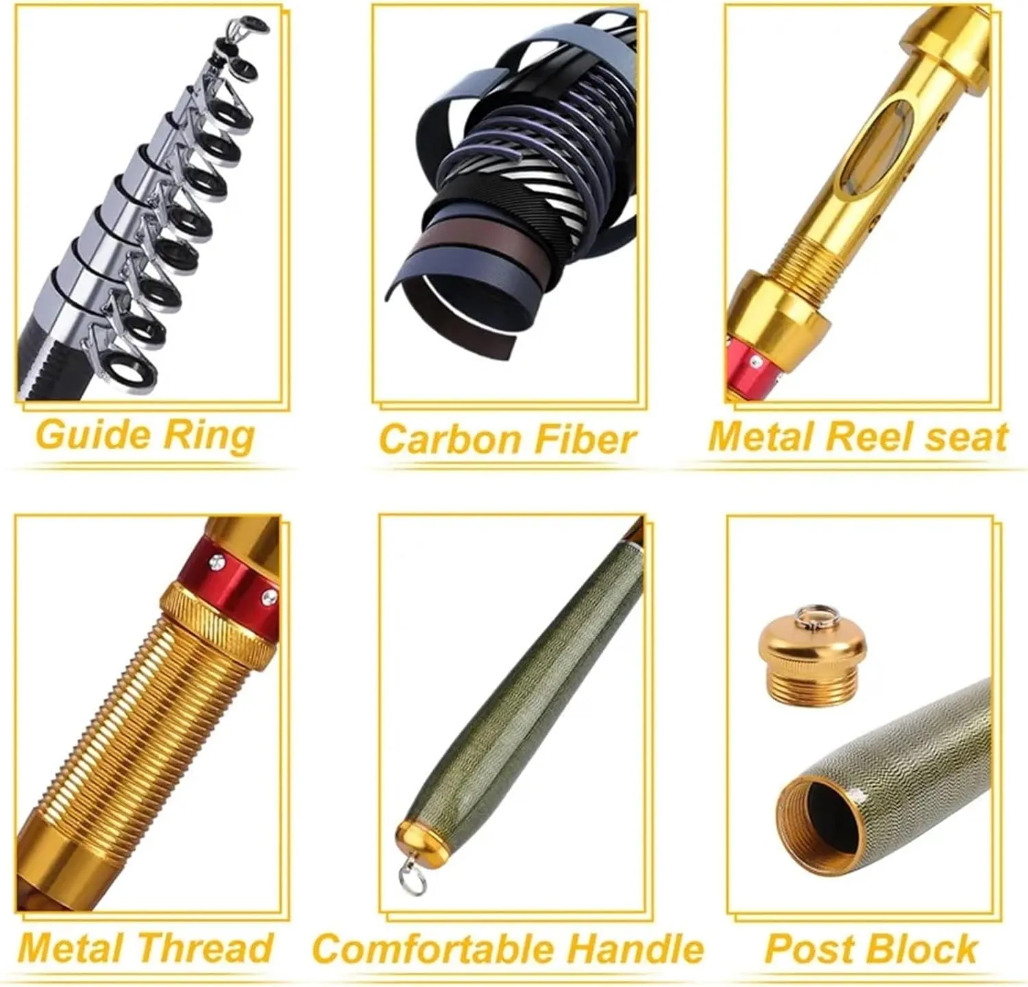 Fishing Poles 1.8-3.6M Telescopic Fishing Rod M Power Carbon Fiber Pole Travel Rod Carp Fishing Tackle Caña De Pescar