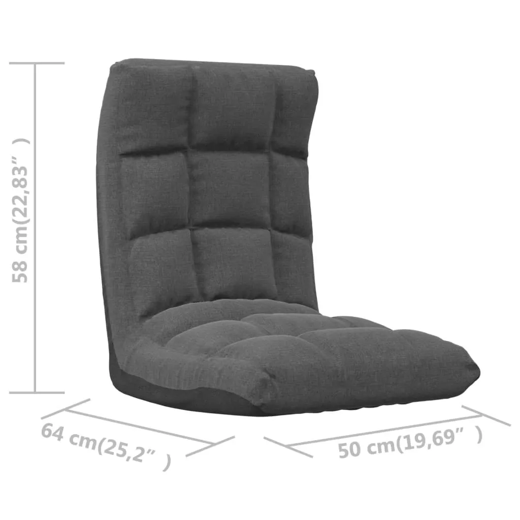 Floor Chair Lounge Chair Chaise Lounge Folding Floor Lounger Fabric