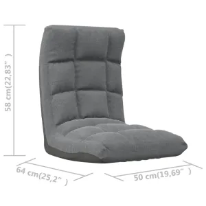 Floor Chair Lounge Chair Chaise Lounge Folding Floor Lounger Fabric