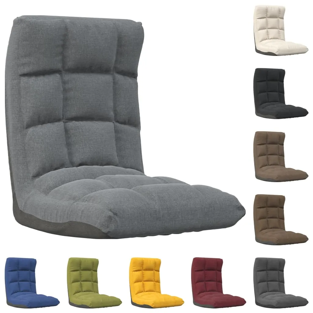 Floor Chair Lounge Chair Chaise Lounge Folding Floor Lounger Fabric