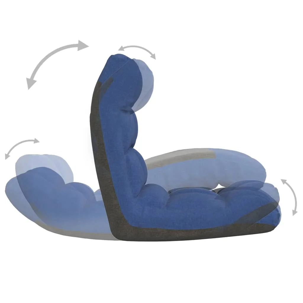 Floor Chair Lounge Chair Chaise Lounge Folding Floor Lounger Fabric