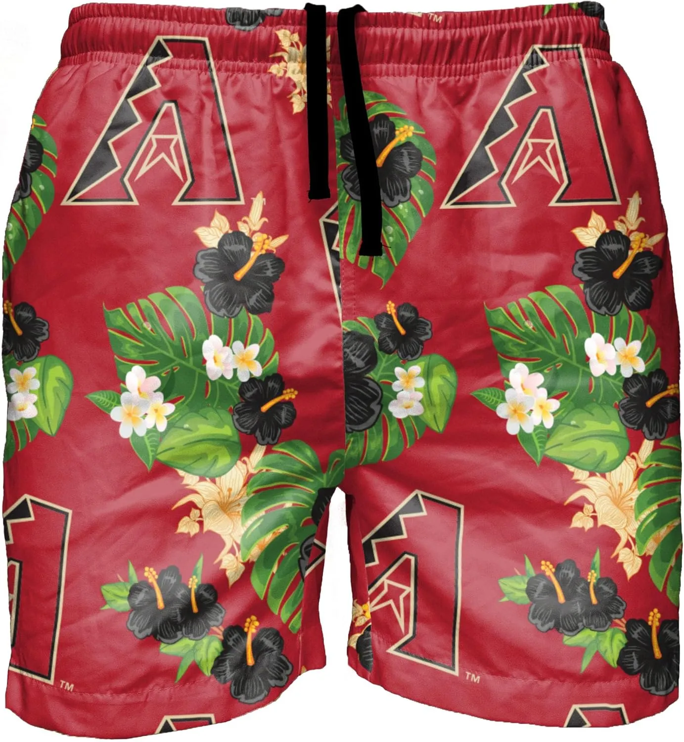 FOCO Men's MLB Team Logo Shorts Bathing Suit Swimming Trunks