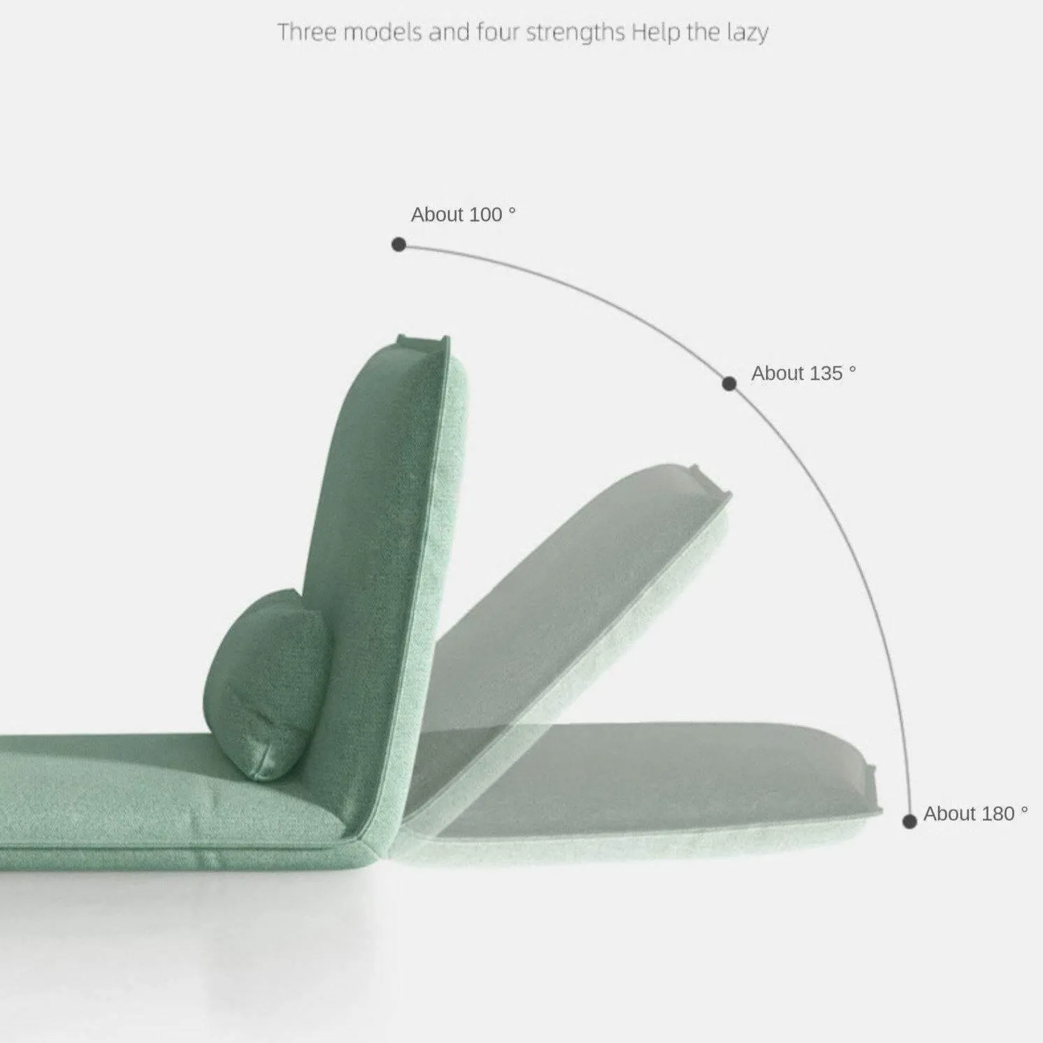 Foldable Single Sofa Bed Chair - Lazy Floor Seating