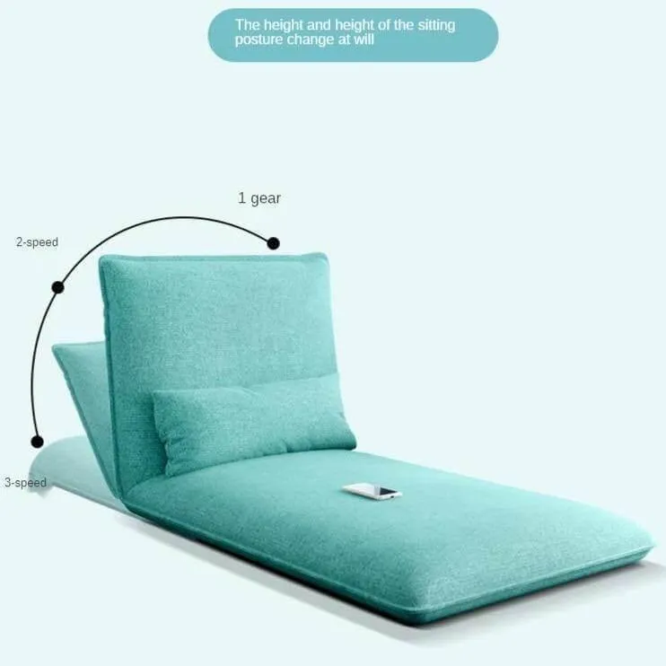 Foldable Single Sofa Bed Chair - Lazy Floor Seating