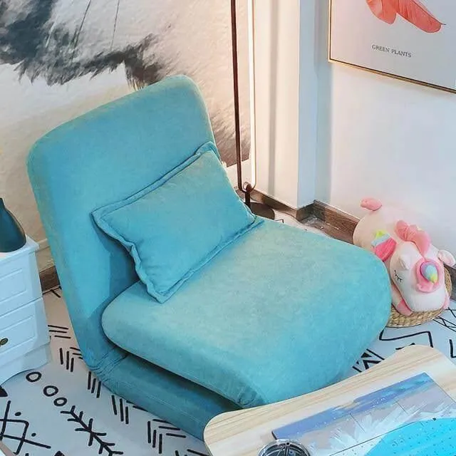 Foldable Single Sofa Bed Chair - Lazy Floor Seating