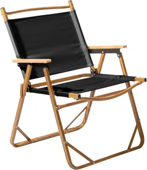 Folding Beach Chair,Aluminum Frame Camping Chair,Portable Camping Chair with Wooden Armrest,Outdoor Reclining Chairs,Backpack Folding Beach Chair for Beach Patio Pool Sunbathing Travelling