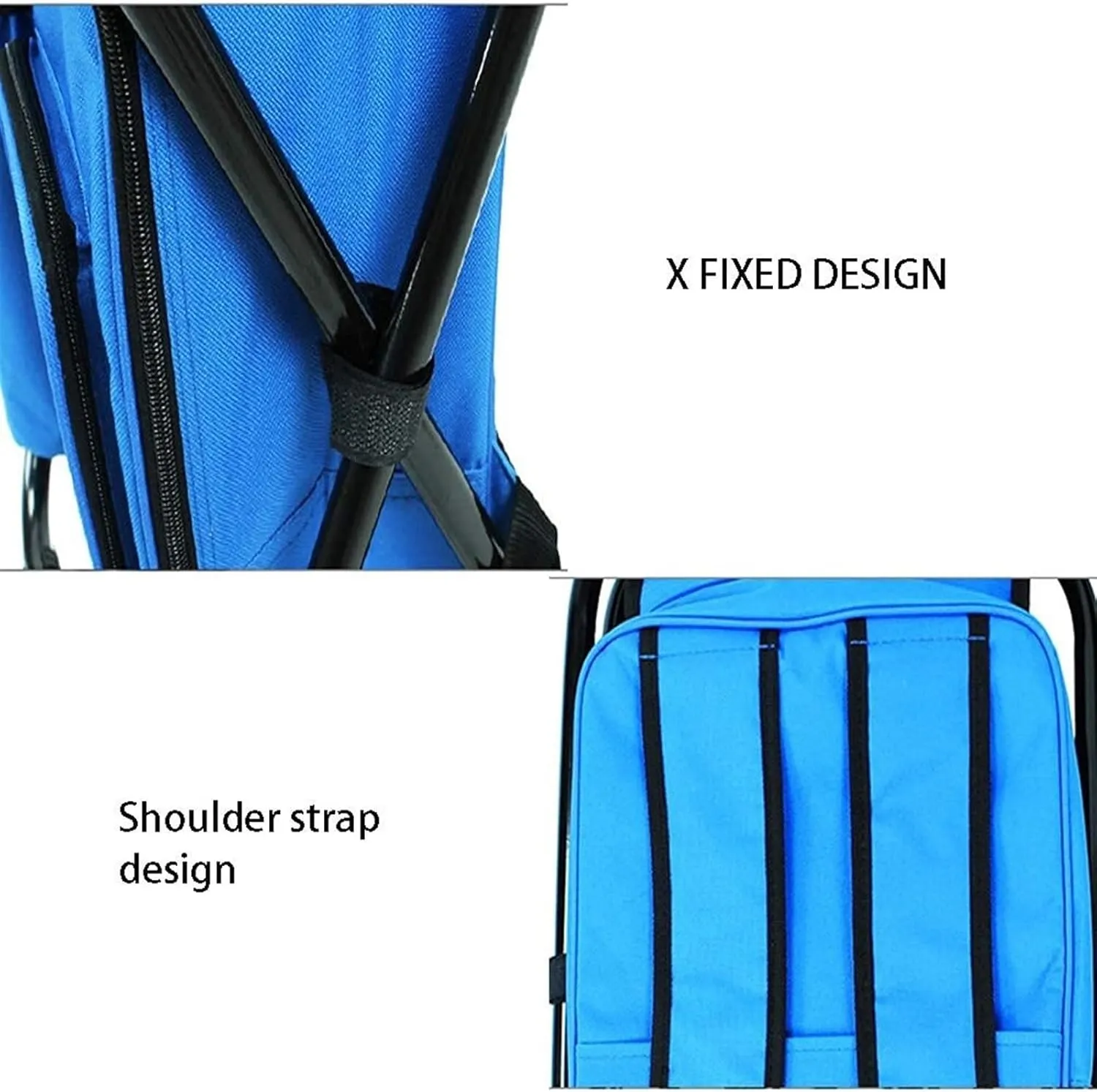 Folding Camping Outdoor Leisure Fishing Chair, Heavy Duty High, Stable Structure, Compact Portable Chairs Foldable(Green)