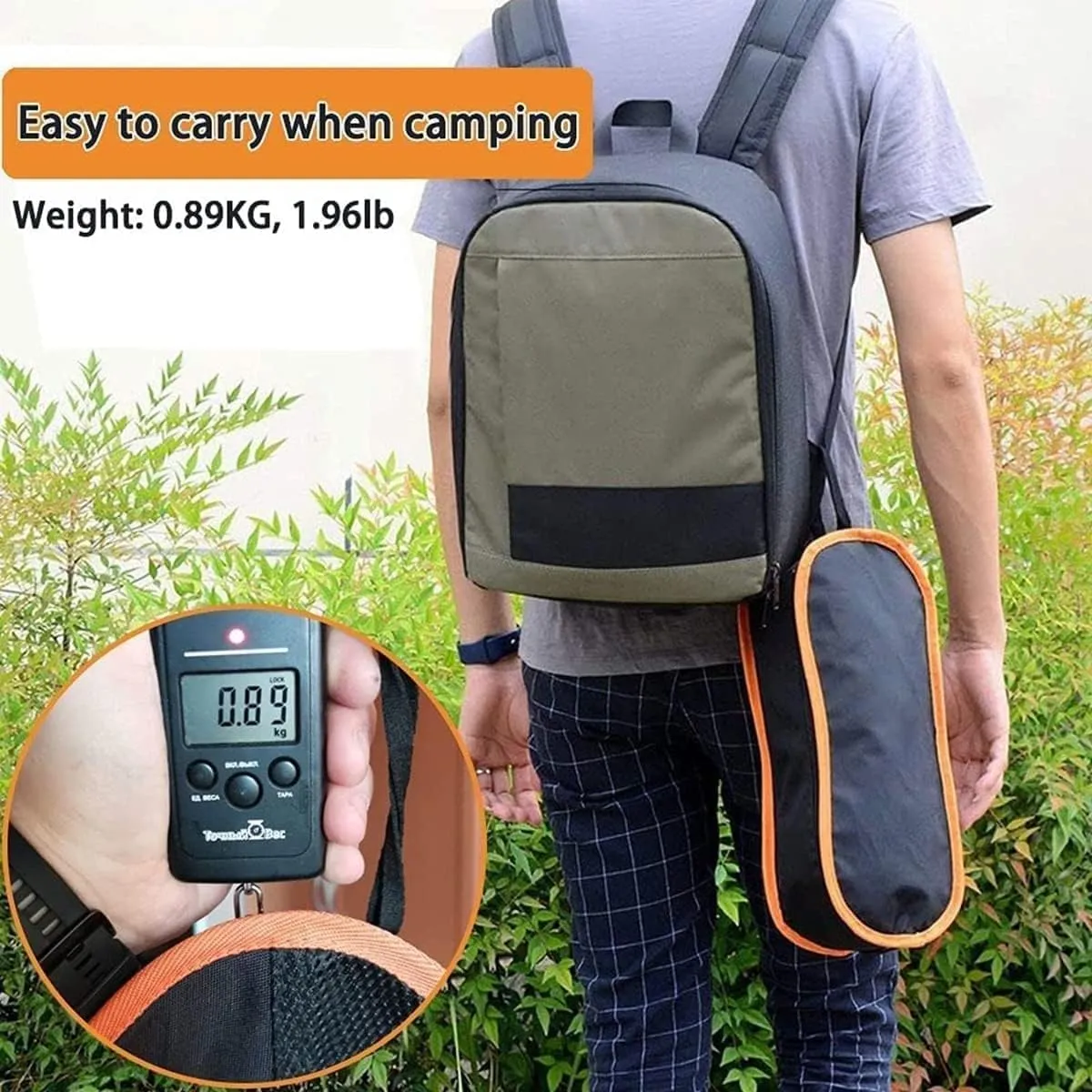 Folding Camping Ultralight Camping Chair with Handbag Outdoor Portable Folding Chair for Picnic Beach Travel Hiking Fishing Chairs Chairs Foldable(Orange)