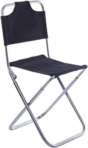 Folding Chair Foldable Chair Outdoor Collapsable Chair Folding Backpacking Chairs Camping Chairs for Adults Fold up Stool Mini Chair Travel Oxford Cloth Backrest Portable