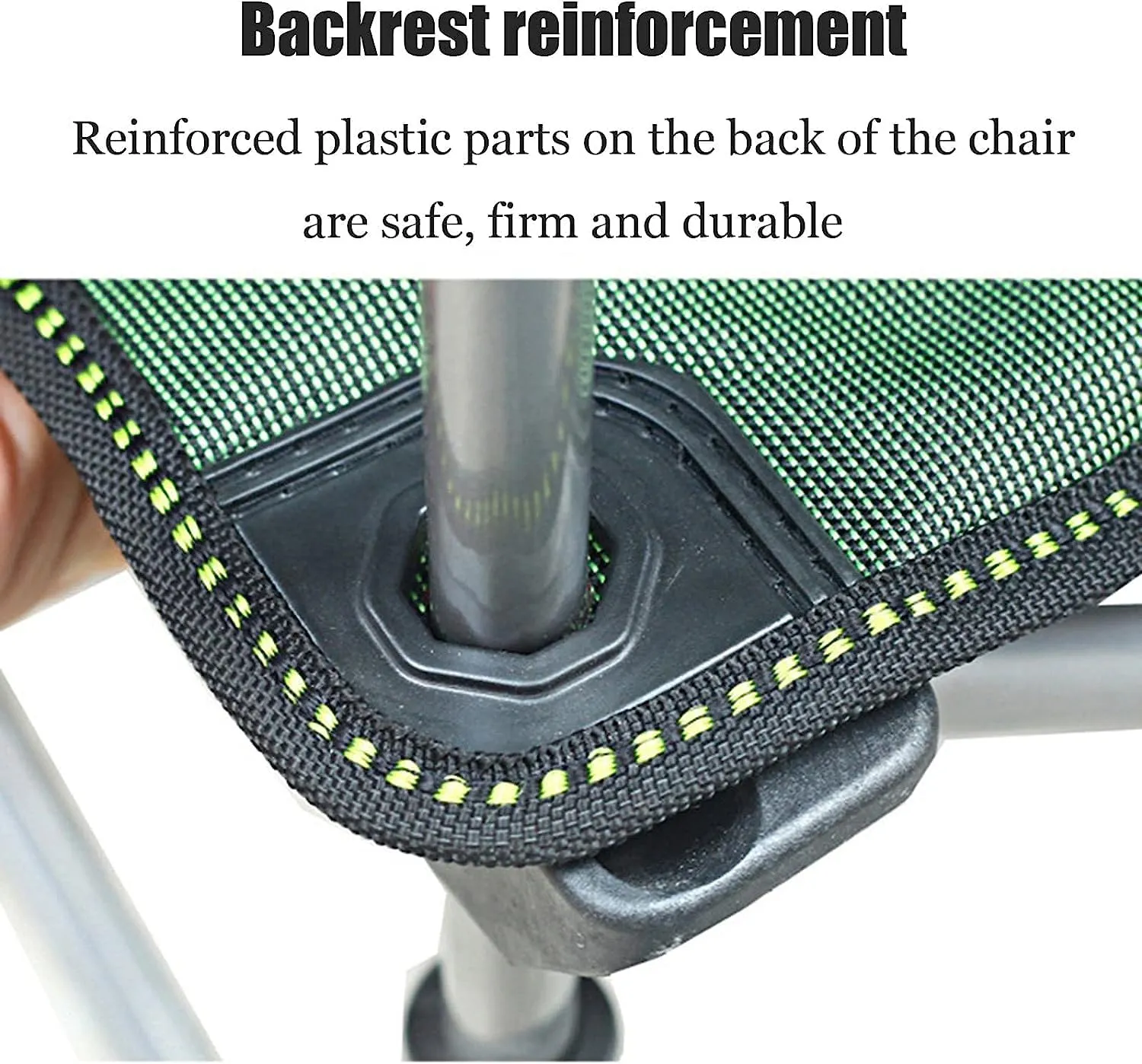 Folding Chairs Camping Lounge Chair Portable Reclining Camping Chair Folding Seat with Footrest with Headrest Storage Bag Portable Camping Chair(Color:Green)
