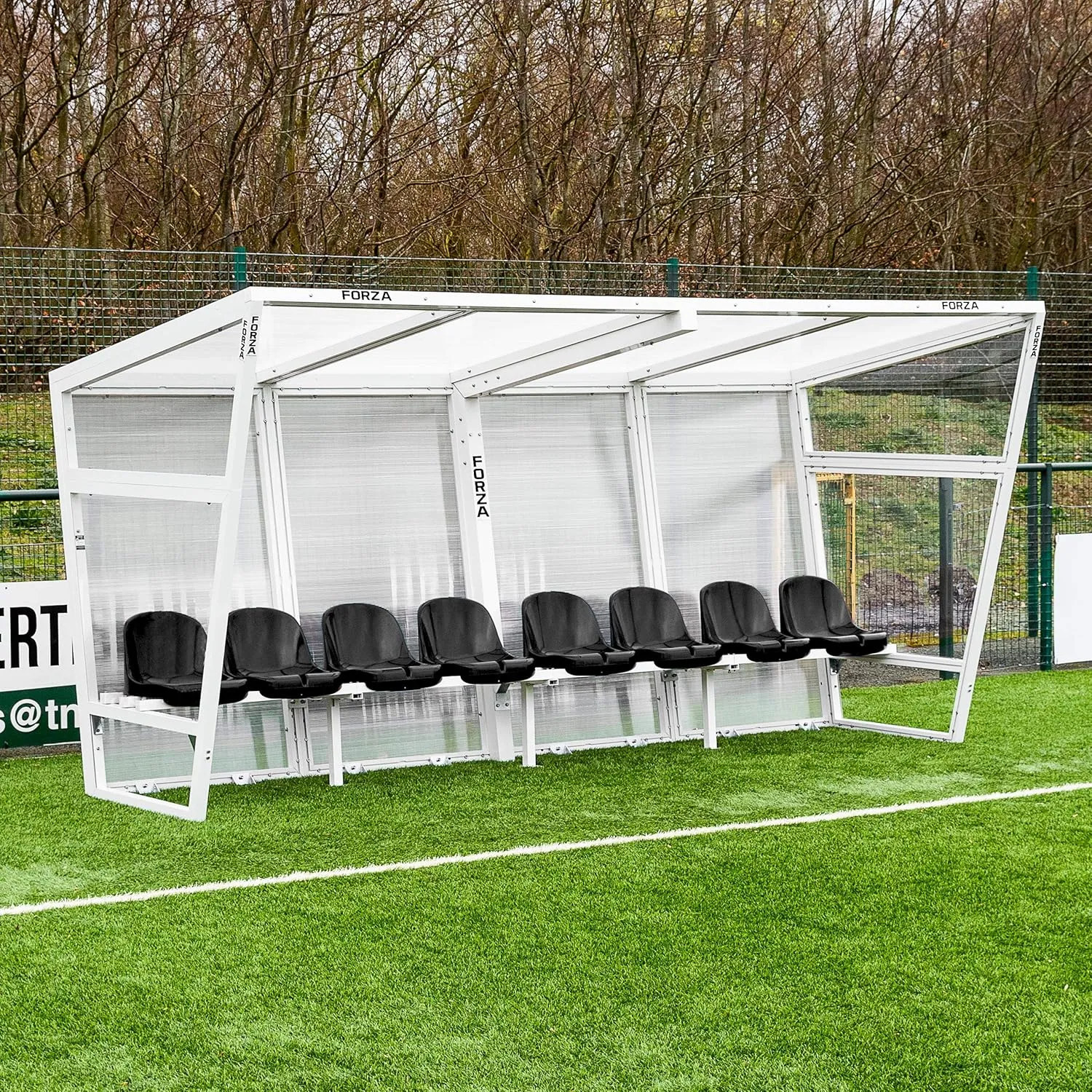FORZA Aluminium Team Shelter [13ft | 8 Black Seats]
