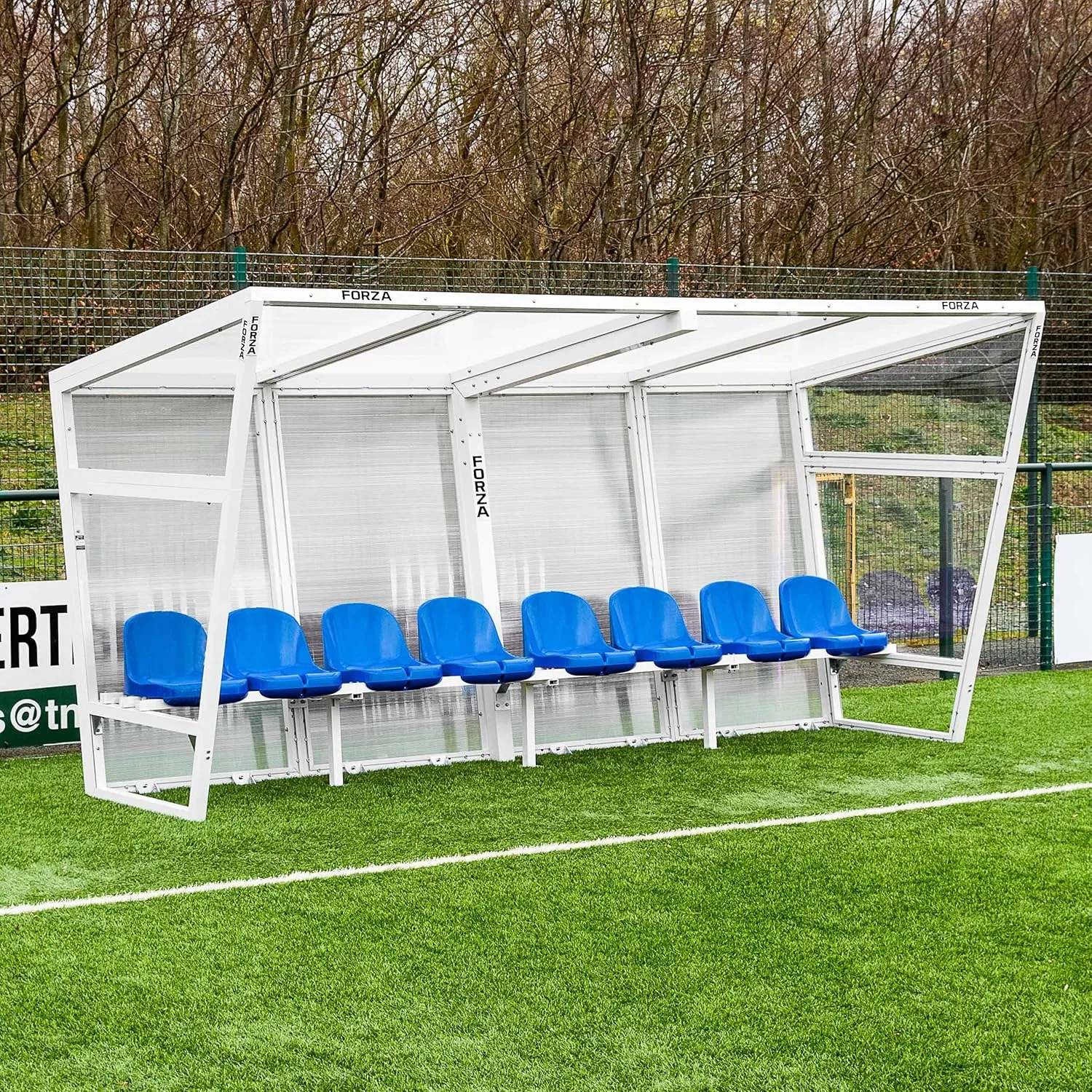 FORZA Aluminium Team Shelter [13ft | 8 Blue Seats]