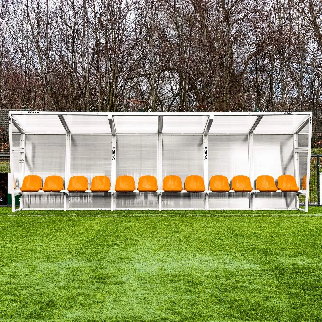 FORZA Aluminium Team Shelter [26ft | 16 Orange Seats]