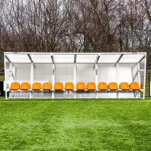 FORZA Aluminium Team Shelter [26ft | 16 Orange Seats]