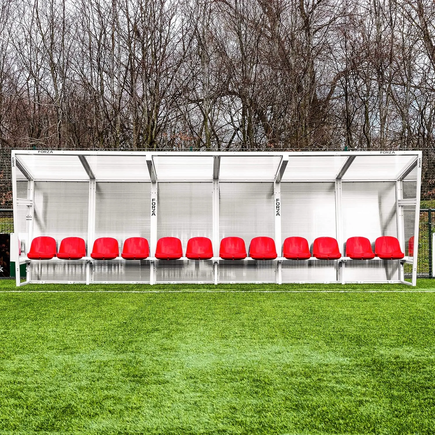 FORZA Aluminium Team Shelter [26ft | 16 Red Seats]