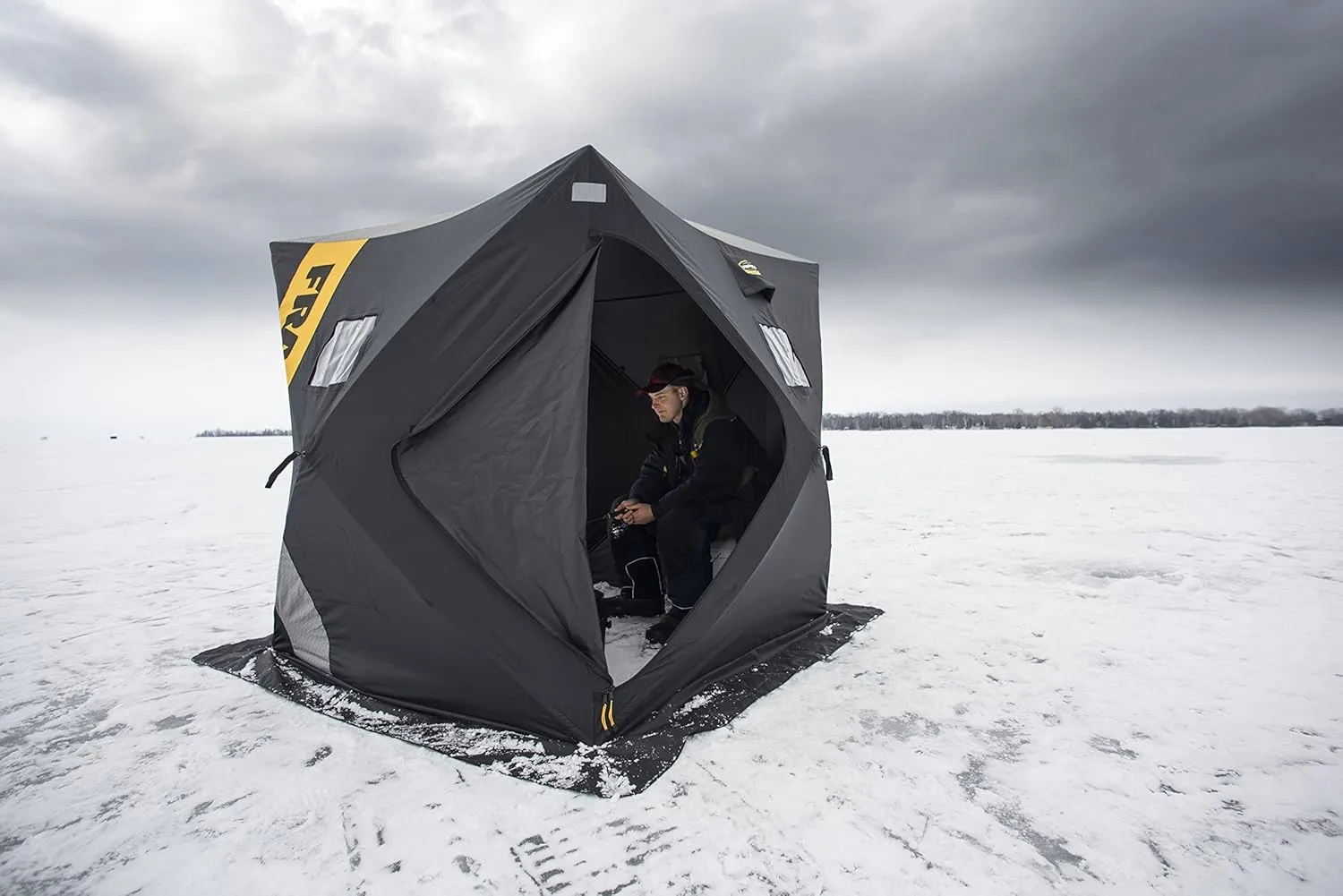 Frabill Hub Shelters | Premium Shelter for Ice-Fishing and Angler Capacities