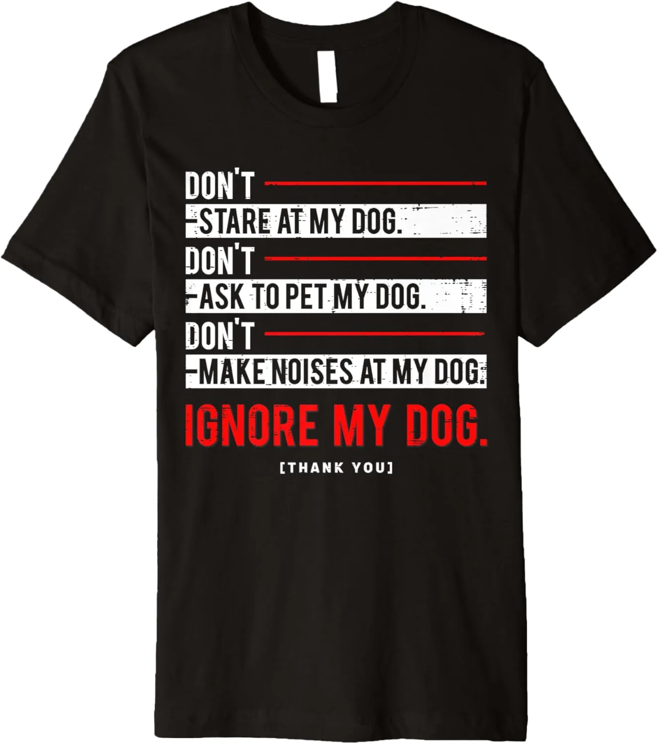 Funny Ignore my Dog Trainer Service Dog Training Premium T-Shirt