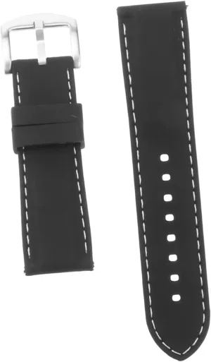 GALPADA 3pcs 24mm Silicone Watch Band Easy Install Ideal for Fitness Swimming Diving Climbing