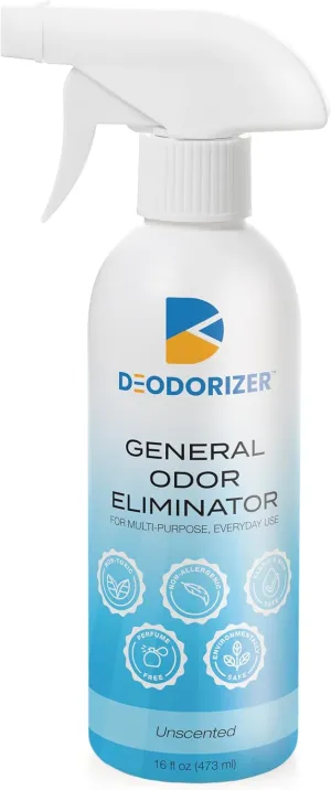 General Odor Eliminator for Multi-Purpose Everyday Use - Air & Surface - Neutralizes Odors, Unscented - 16oz Spray