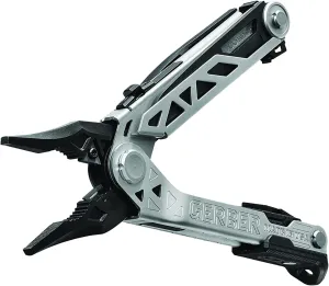 Gerber Gear Center-Drive Multitool Bit Set - 16-Piece Multitool, 12-Piece Standard Bit Set - Includes Knife, Pliers, Wire Cutters, Bottle Opener & More - Silver Tool, Coyote Brown Sheath