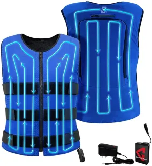 Gerbing 7V Circulatory Cooling Vest for Hot Weather – Summer Season Water Circulation Battery-Operated Vest for Outdoors