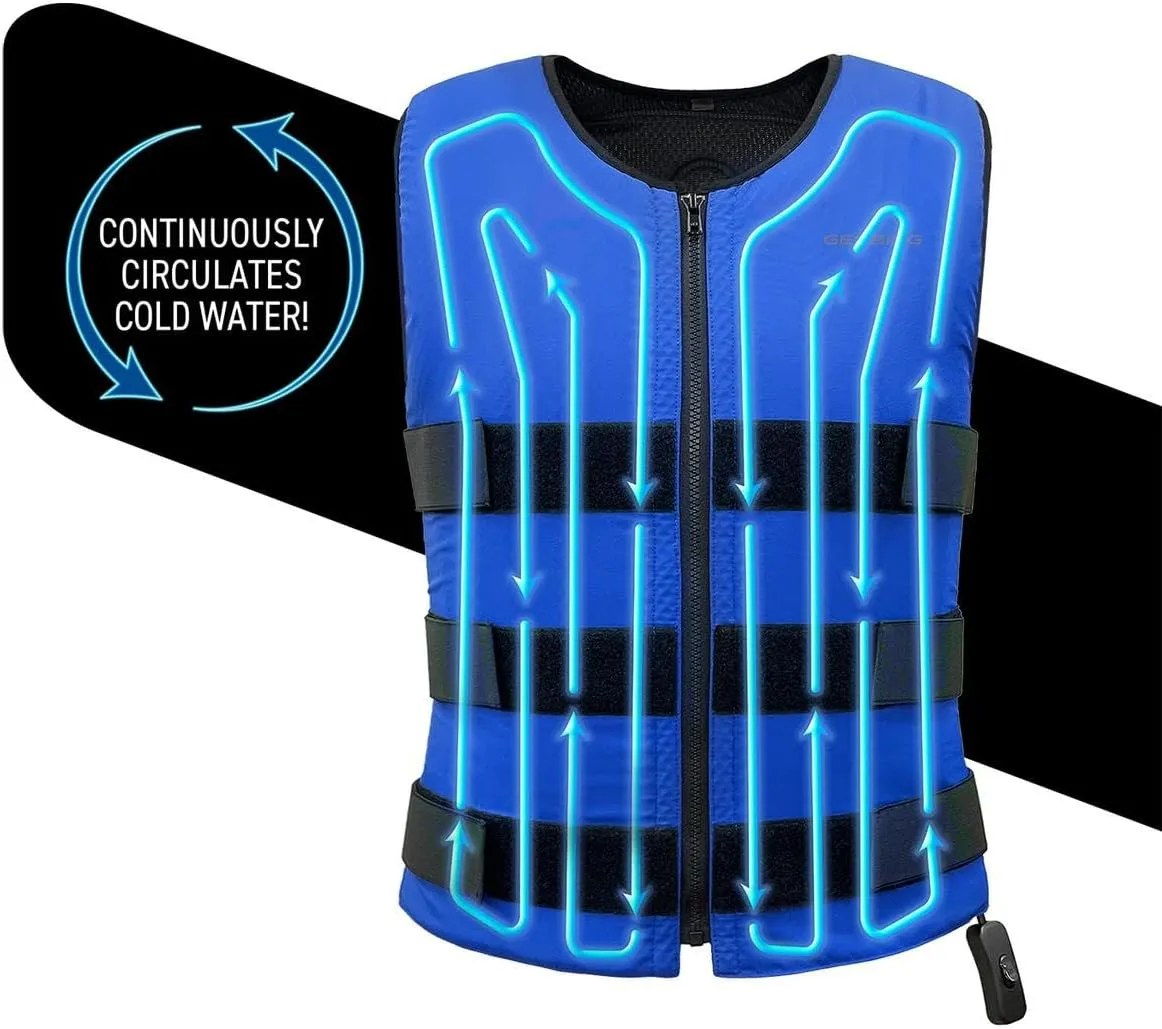 Gerbing 7V Circulatory Cooling Vest for Hot Weather – Summer Season Water Circulation Battery-Operated Vest for Outdoors
