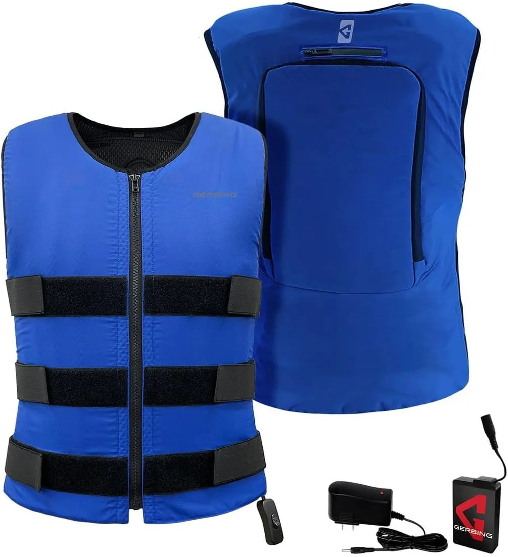 Gerbing 7V Circulatory Cooling Vest for Hot Weather – Summer Season Water Circulation Battery-Operated Vest for Outdoors