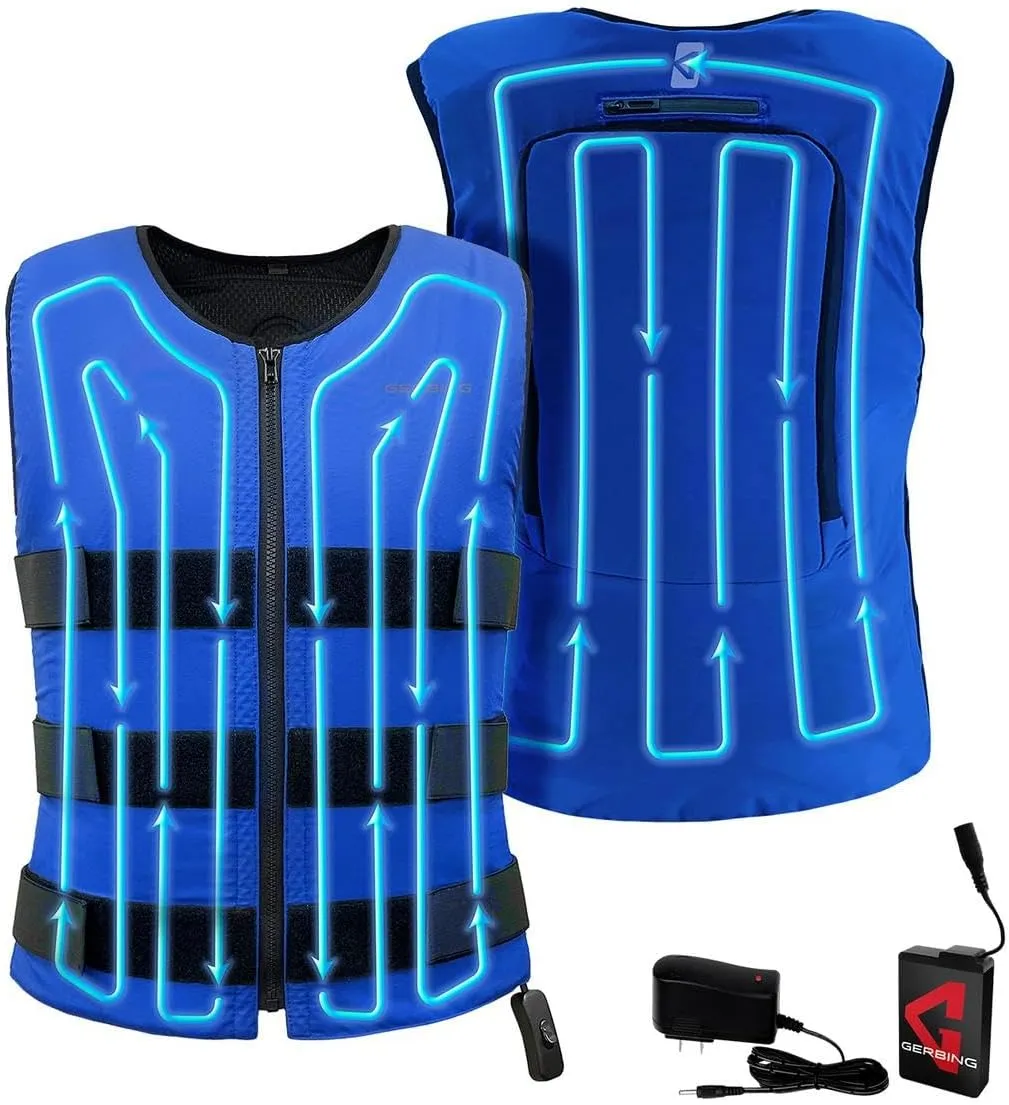 Gerbing 7V Circulatory Cooling Vest for Hot Weather – Summer Season Water Circulation Battery-Operated Vest for Outdoors