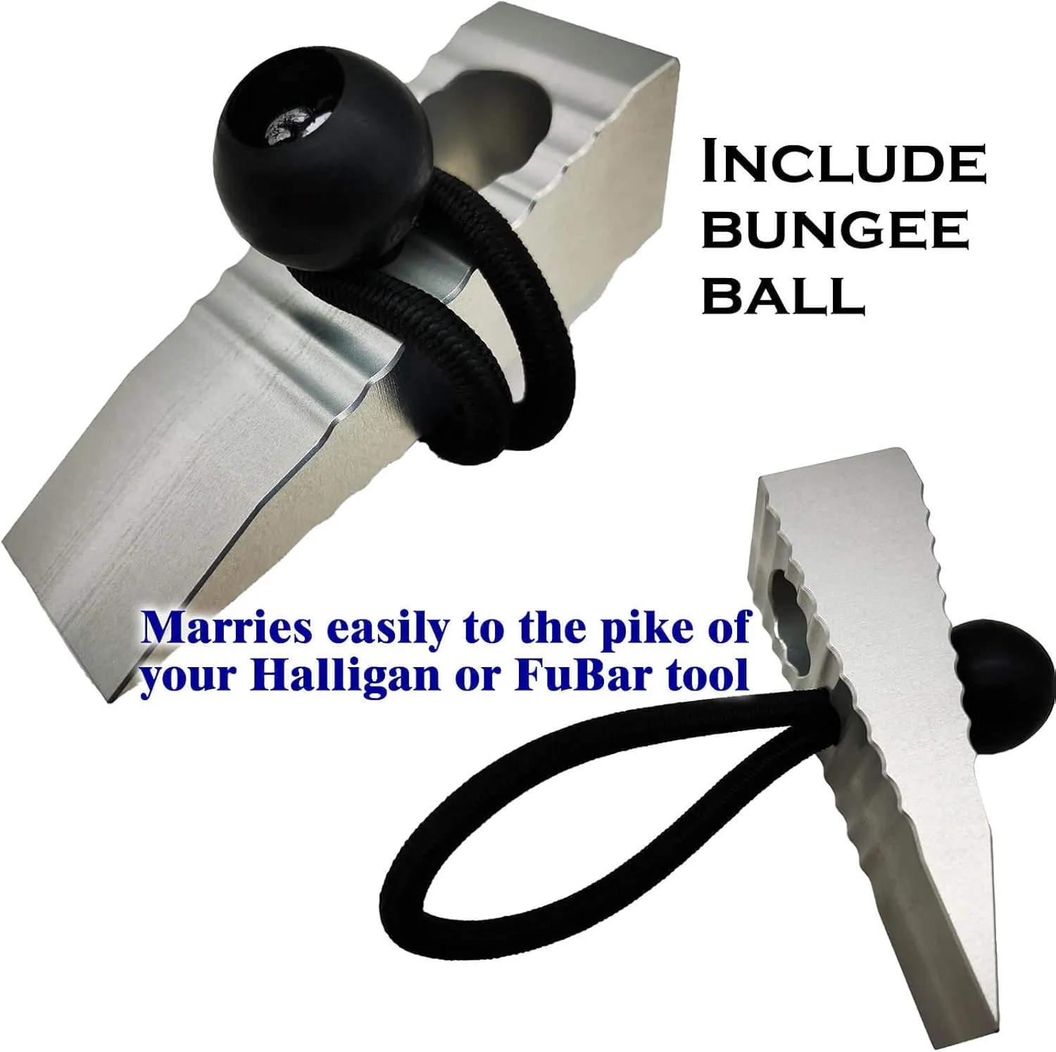 GLOBOTECH Ultra-Light 7075-T6 Aluminum Firefighter Door Wedge - Match with Halligan Tool, Silver