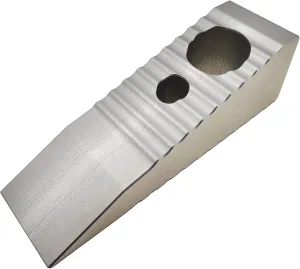 GLOBOTECH Ultra-Light 7075-T6 Aluminum Firefighter Door Wedge - Match with Halligan Tool, Silver