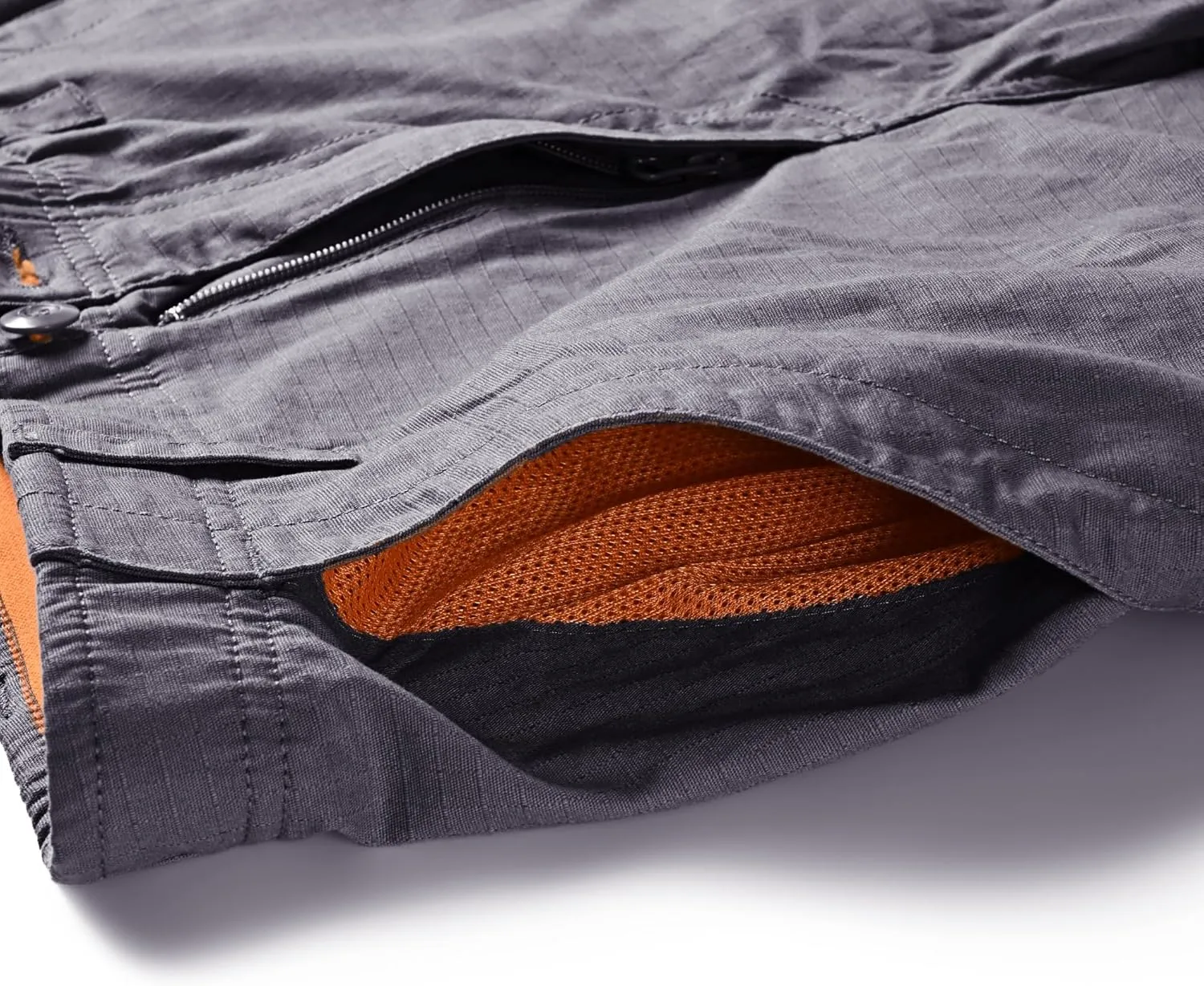 Golf Shorts for Men Sports and Outdoors Casual Cargo Shorts Hiking Pants Cotton Multi Pockets for Fishing Gear