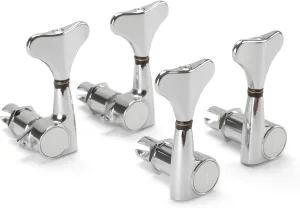 Gotoh Compact Bass Guitar Tuner, 2L 2R Set, Chrome