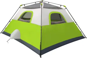 Green Water proof 4 person Tent for camping, Medium