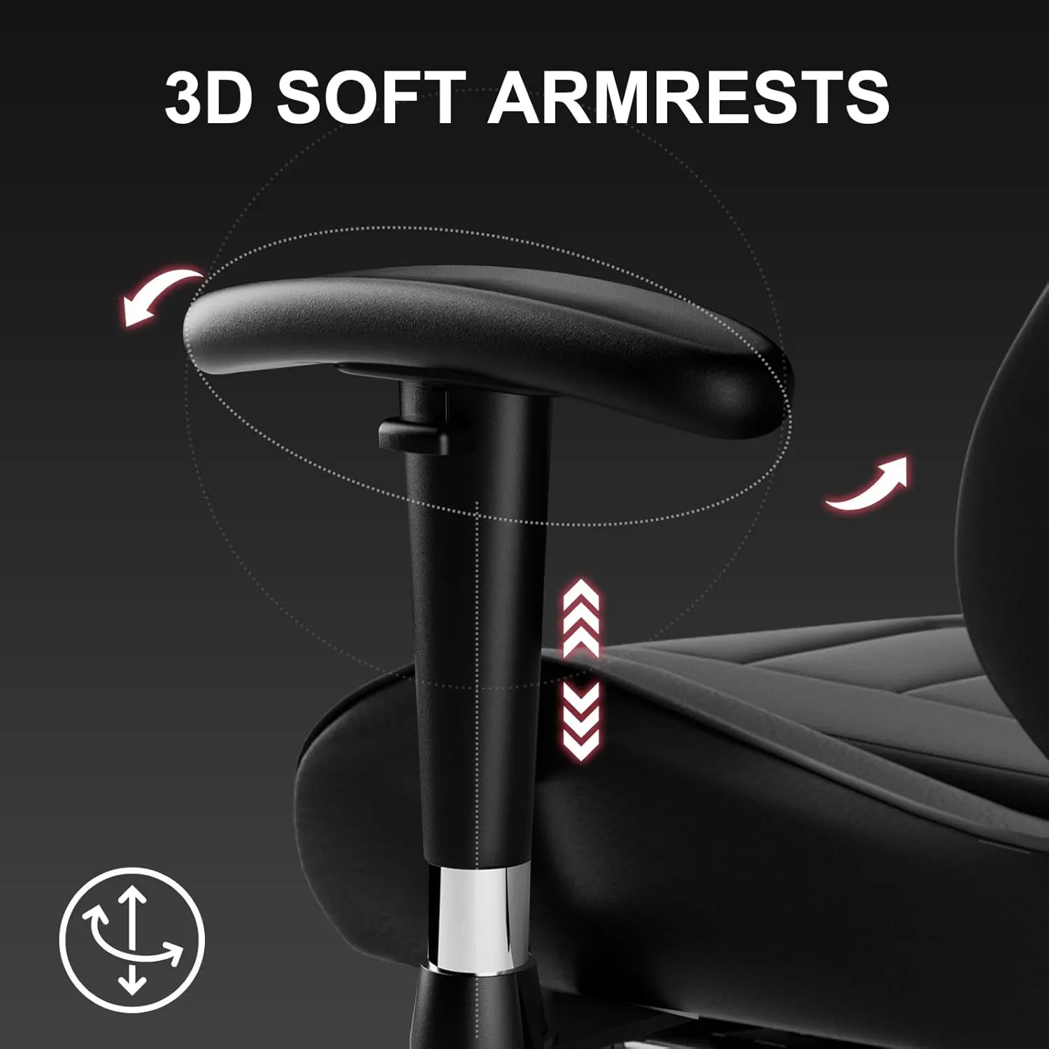 GTRACING Gaming Chair with Footrest, High Back Computer Chair Ergonomic Game Desk Chair Racing Executive Adjustable Swivel Rocker with Headrest and Lumbar Support