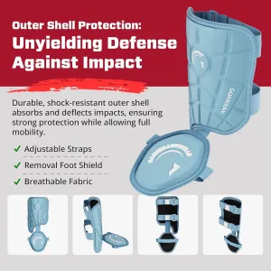 Guardian Youth Elbow Guard & Leg Guard - Baseball Protective Gear KIT