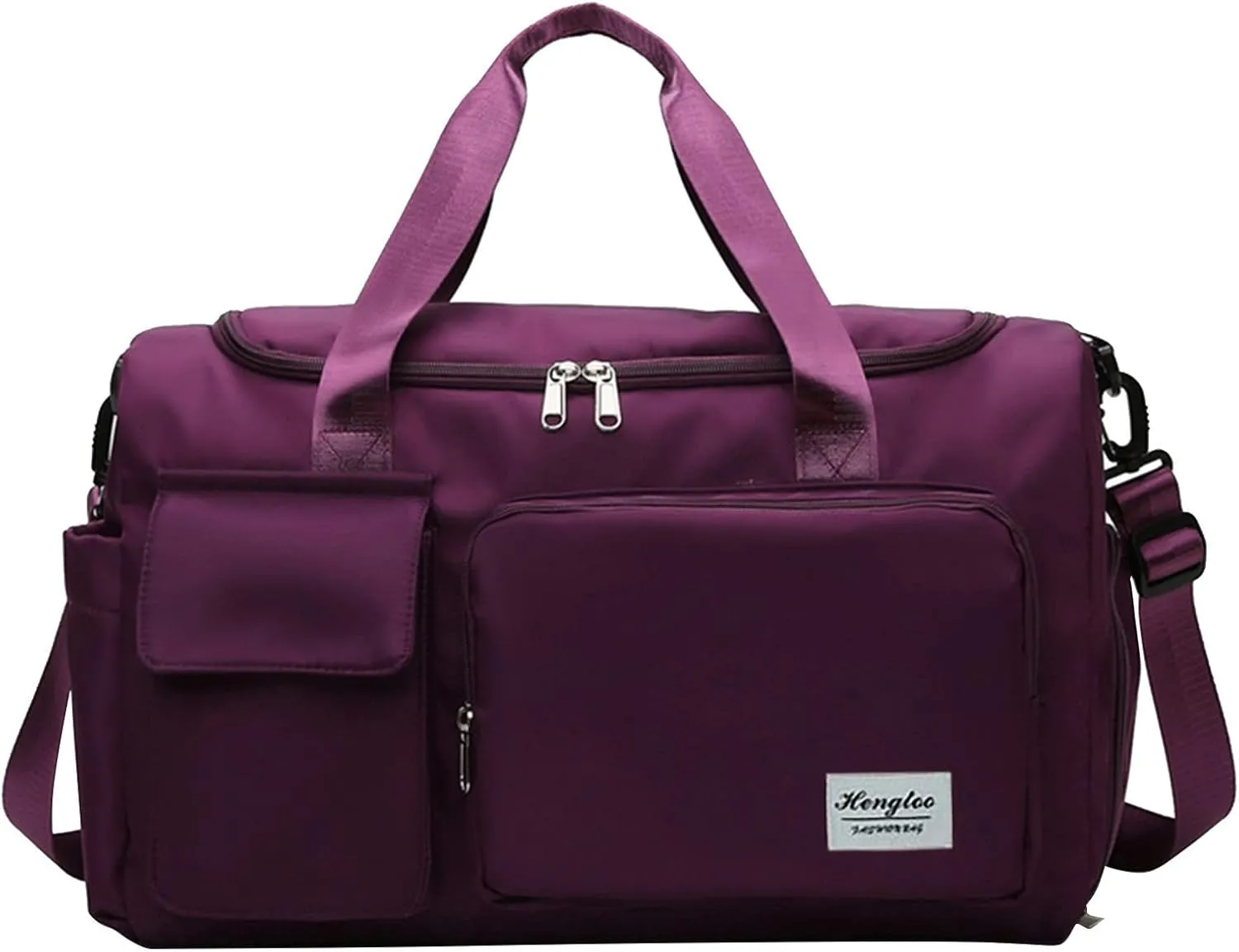 Gym Bag for Men with Shoes Compartment,28L Waterproof Duffel Bag,Reusable Duffle Bag for Sports Travel Workout Yoga