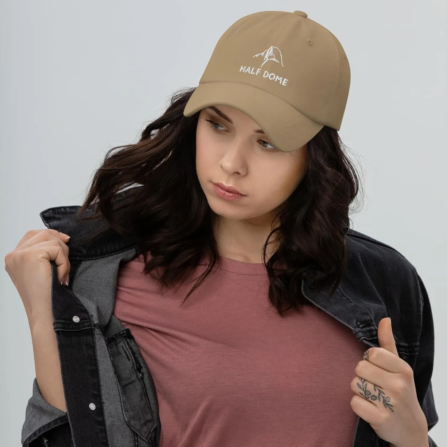 Half Dome Dad Hat Yosemite California West Coast Hiking Exploration Hat Travel Gear