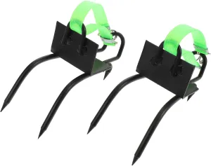 HANABASS 1Pair Tree Climbing Spikes Set Climbing Tool for Logging Fruit Outdoor Activities Slip Gear with Excellent Traction Support for Electricians