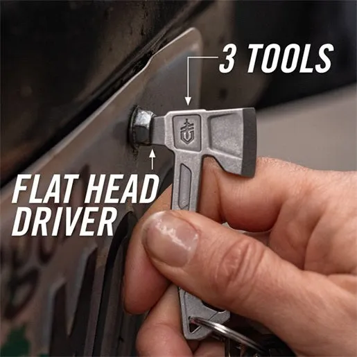 Hatchet 3-in-1 Keychain - Silver