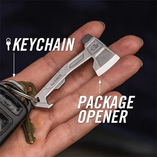 Hatchet 3-in-1 Keychain - Silver