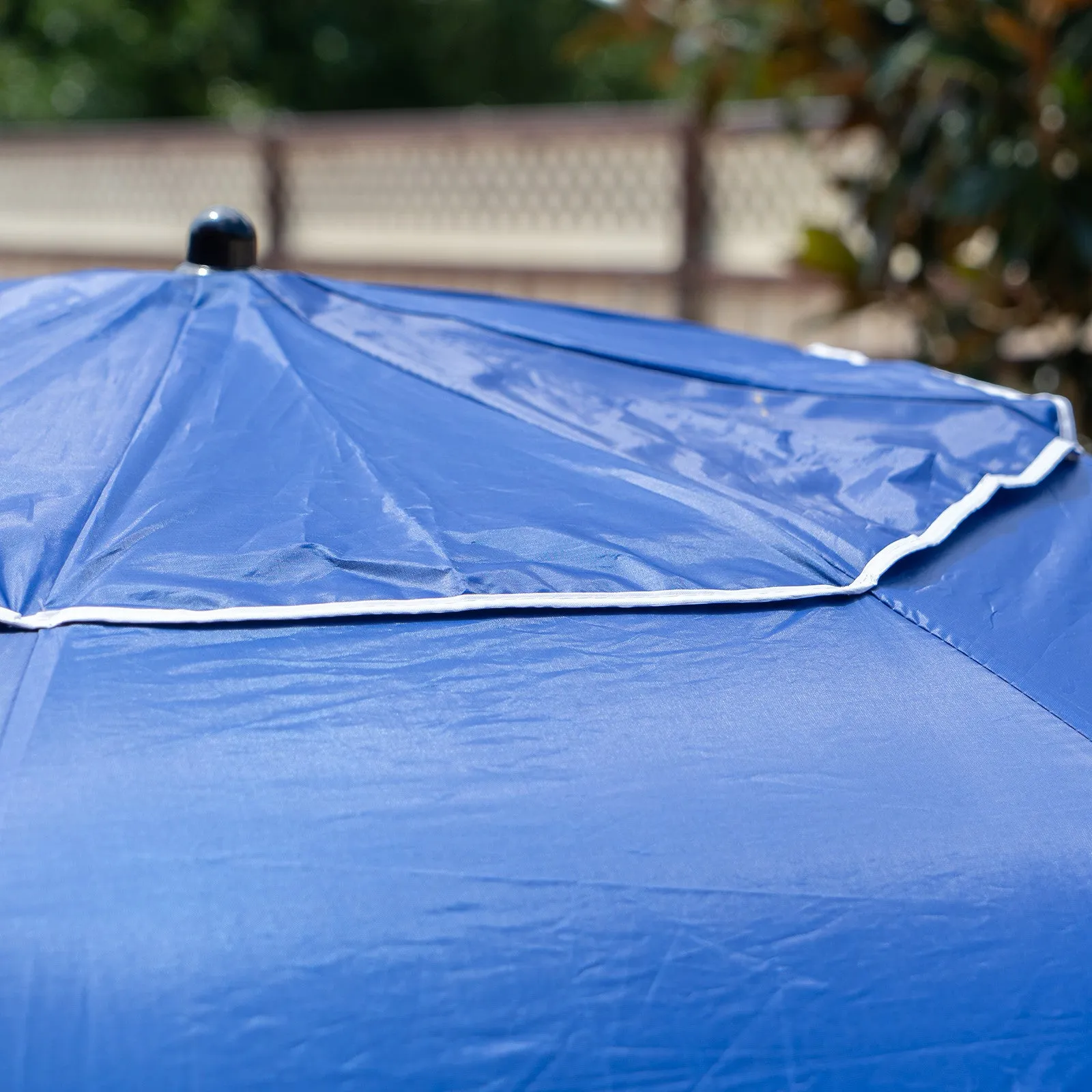 Havana Outdoors Beach Umbrella 2.4M Outdoor Garden Beach Portable Shade Shelter - Blue-NSW_Metro