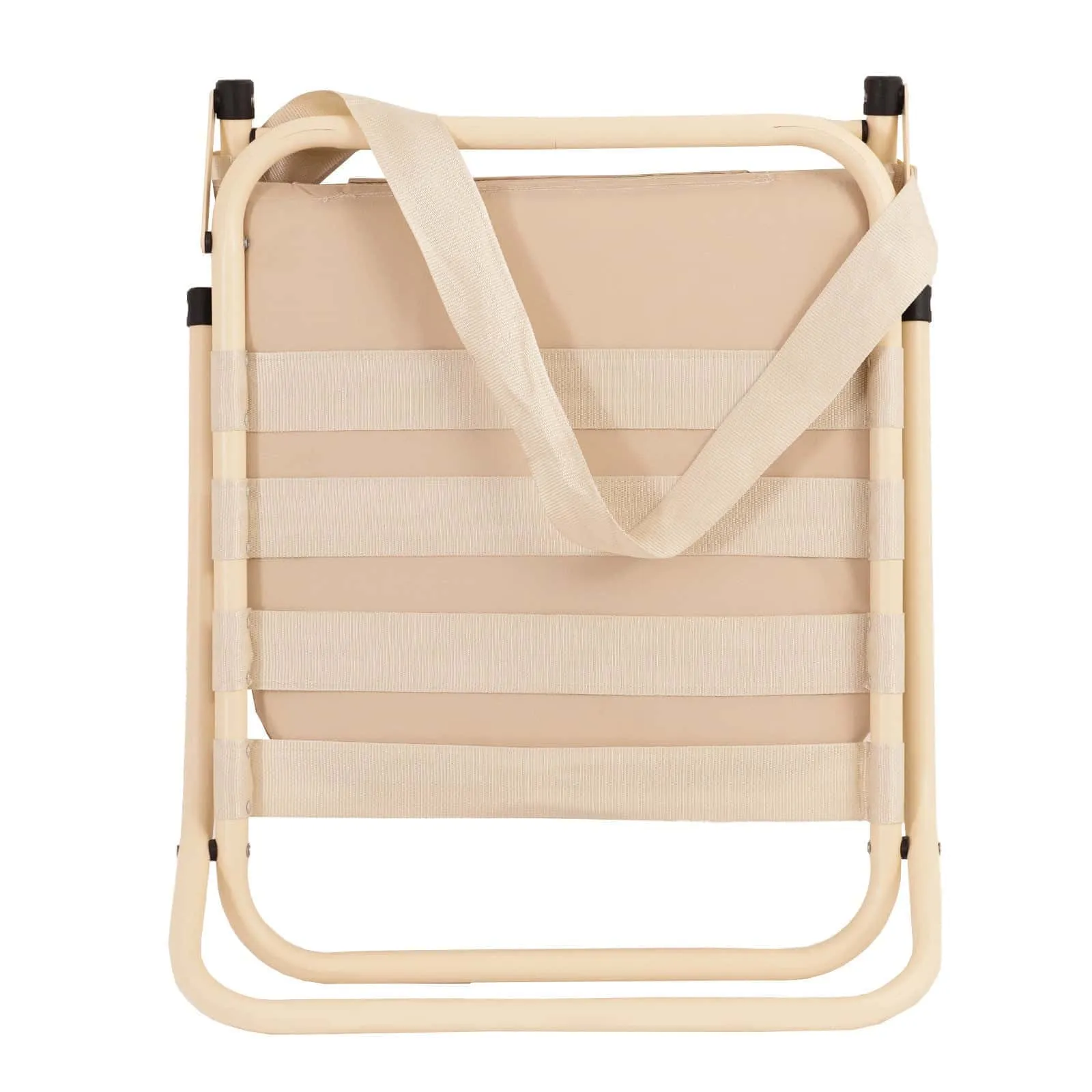 Havana Outdoors Portable Folding Beach Chairs - 2 Pack, Beige
