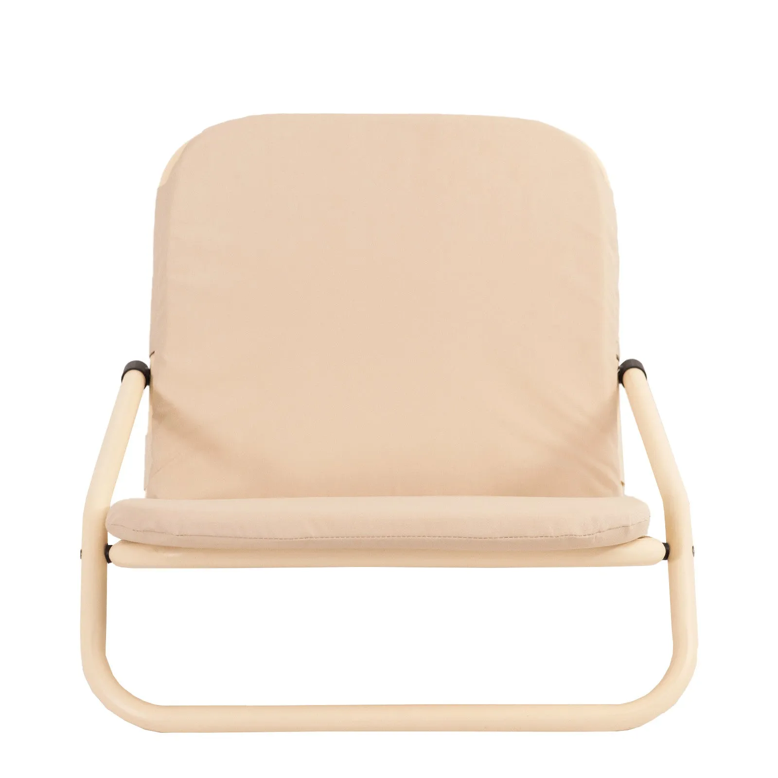 Havana Outdoors Portable Folding Beach Chairs - 2 Pack, Beige
