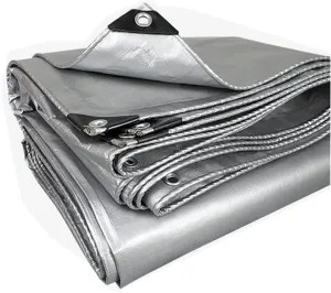 Heavy Duty Tarp Poly Tarpaulin Multipurpose Camping Cover 2m x 4m