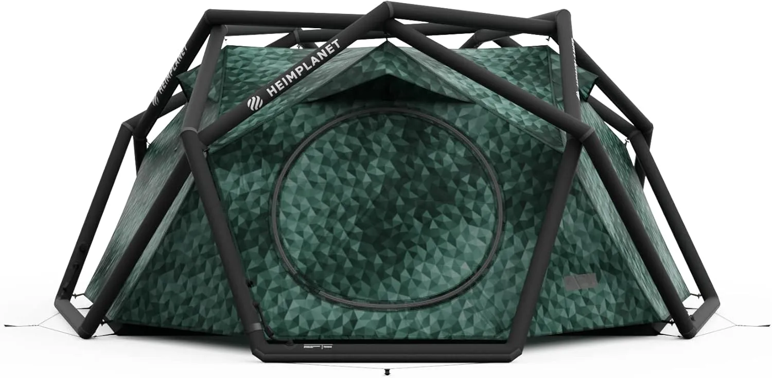 HEIMPLANET Original - The CAVE V2, 2-3 Person Inflatable Camping Tent | Outer Tent & Floor - 5000mm | No Poles Required | Supports 1% for The Planet