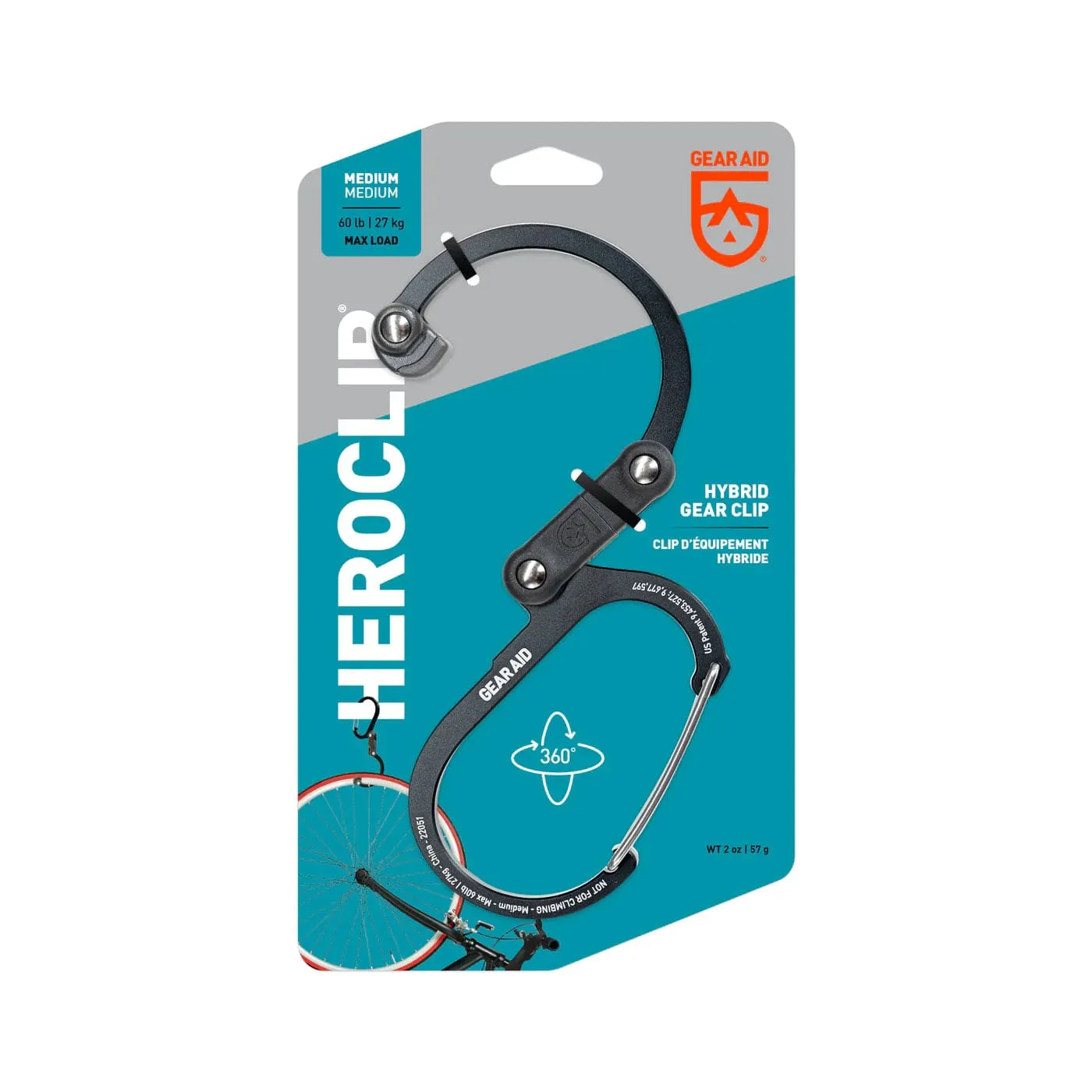 Heroclip Hybrid Carabiner Gear Clip