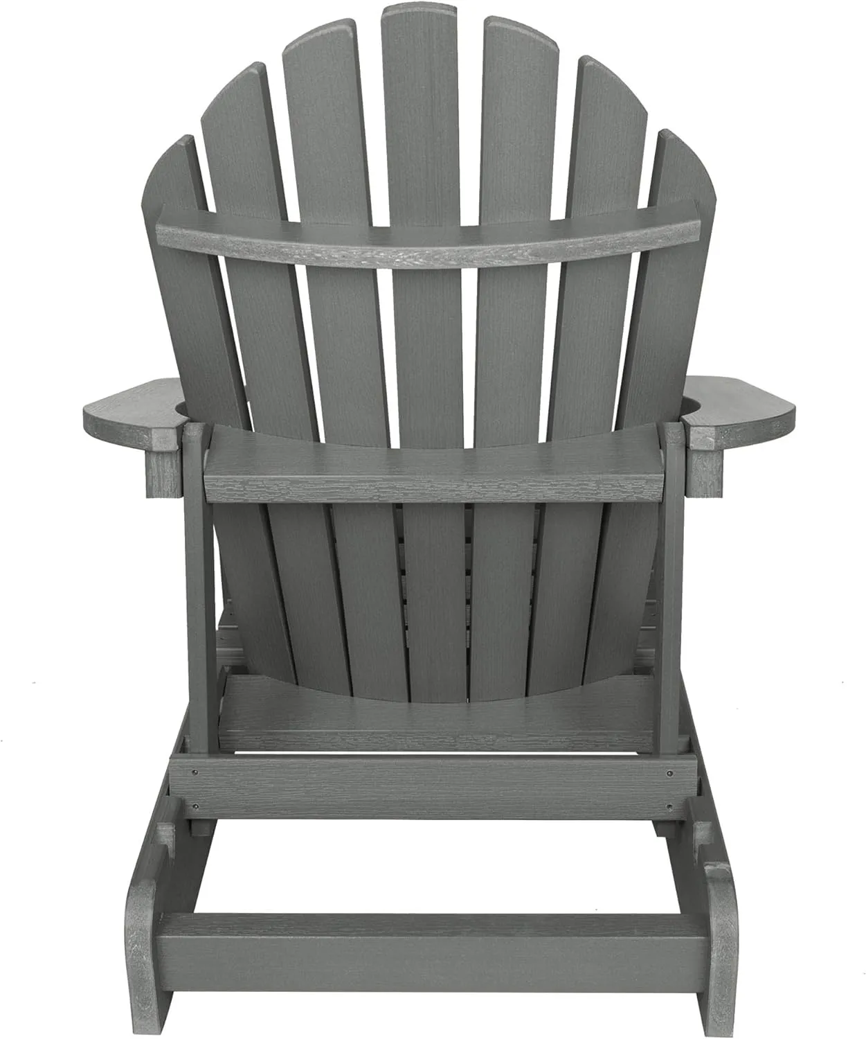 highwood Hamilton Made in the USA Folding and Reclining Adirondack Chair, Adult Size, Coastal Teak