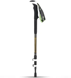 Hiking Sticks 3K Carbon Fiber Trekking Poles Ultralight & Folding Shock-Absorbent,Durable & Adjustable with External Quick Lock Mechanism Mountaineering Camping